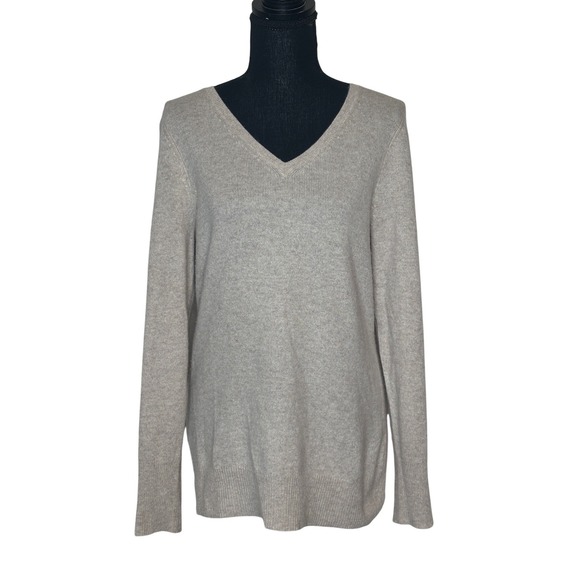 Alex Marie Sweaters - Alex Marie 100% Cashmere V-Neck Long Sleeve Knit Sweater Size Large